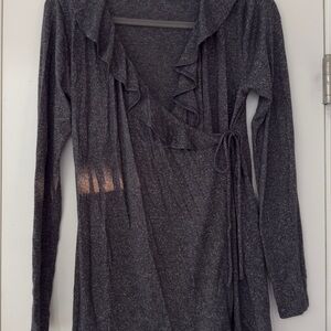 Pinkblush Maternity Charcoal Knit Shirt